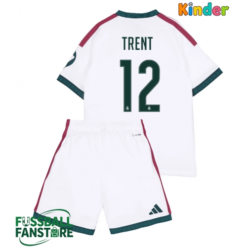 Real Madrid Alexander-Arnold #12 Replik Heimtrikot Kinder 2026-27 Kurzarm (+ Kurze Hosen)